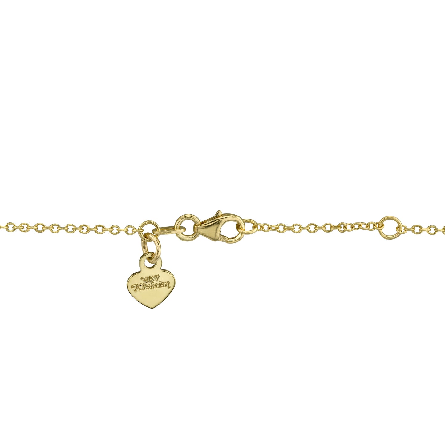 14K YELLOW GOLD FLOWER NECKLACE WITH DIAMOND