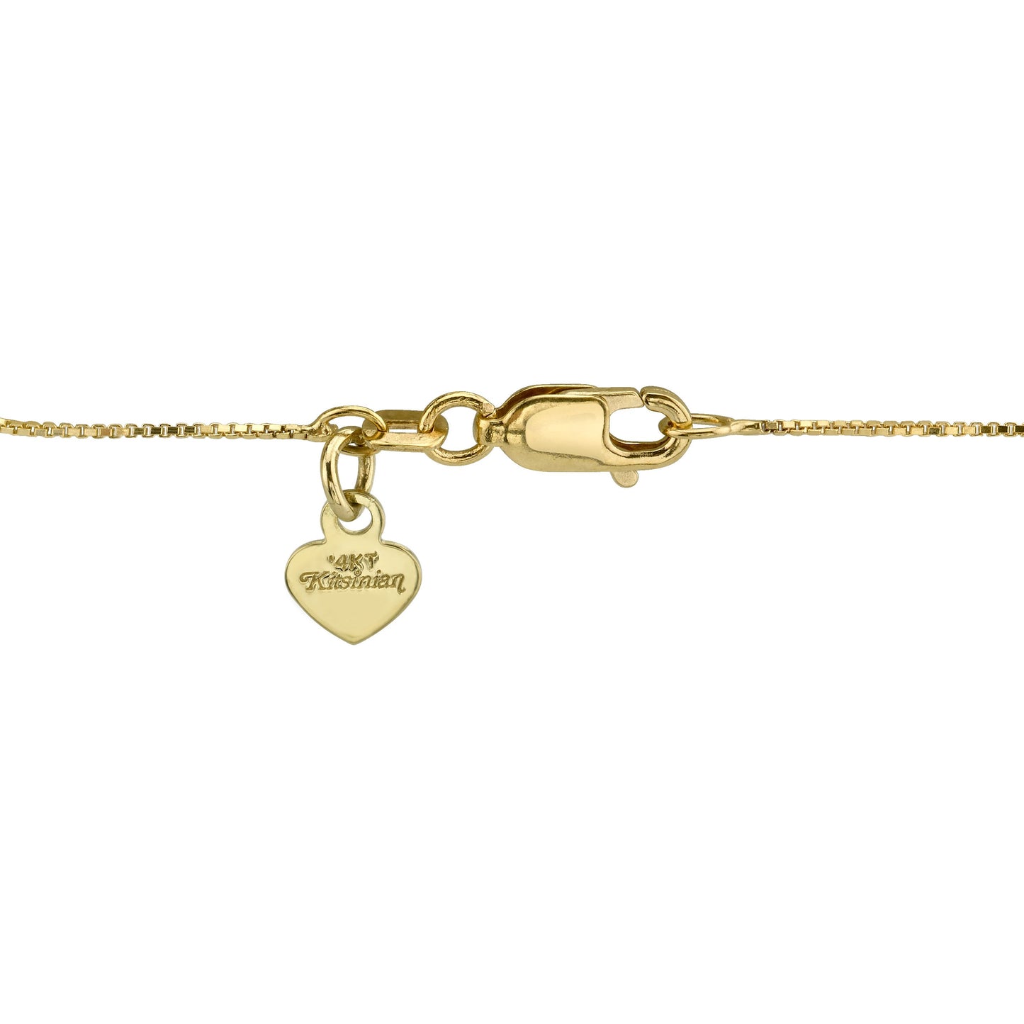 14K Yellow GOLD "FLEUR-DE-LIS" DIAMOND NECKLACE