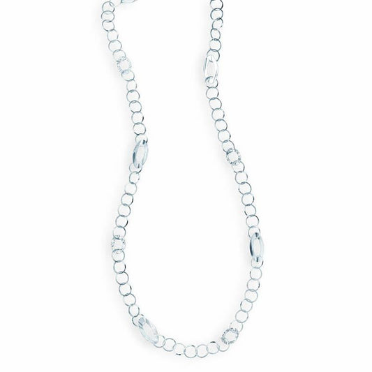 STERLING SILVER LONG NECKLACE