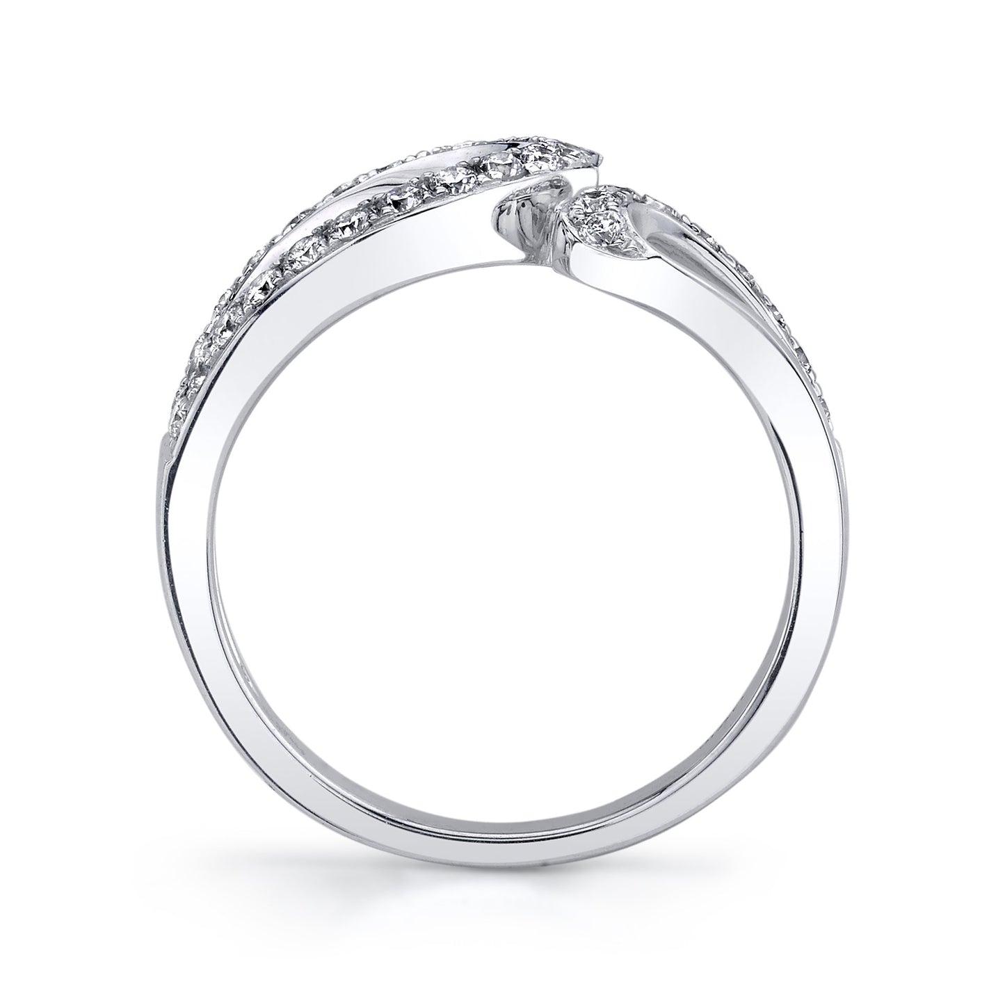 14K WHITE GOLD FASHION DIAMOND RING