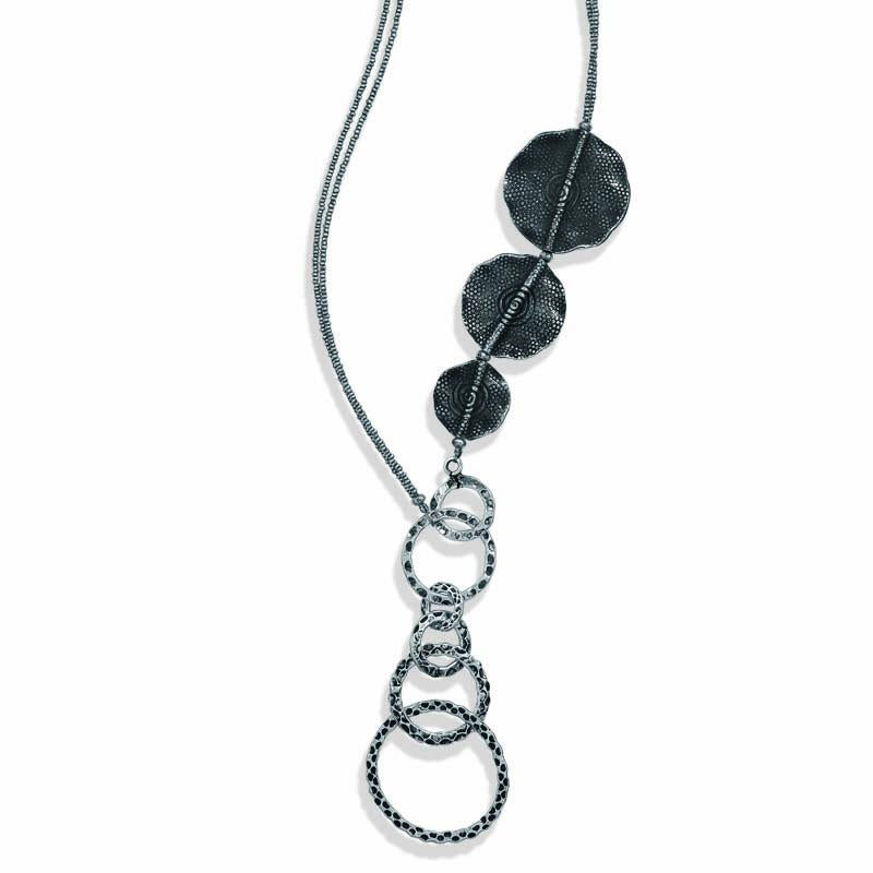 STERLING SILVER OXIDIZED NECKLACE