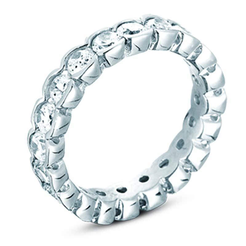 STERLING SILVER ETERNITY BAND