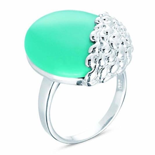 STERLING SILVER RING WITH TURQUOISE