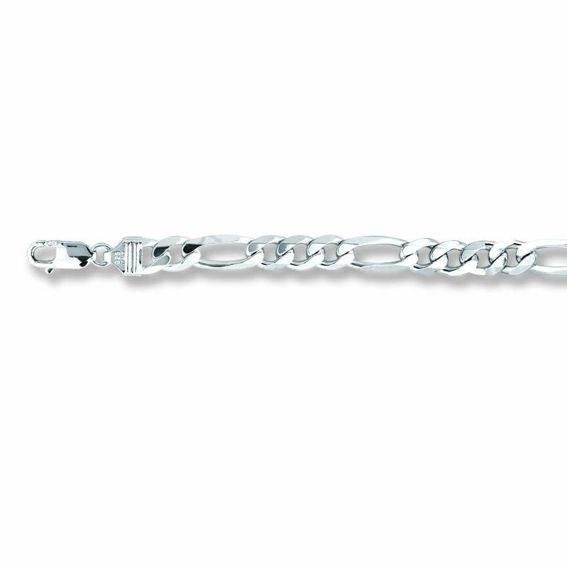 STERLING SILVER FIGARO CHAIN