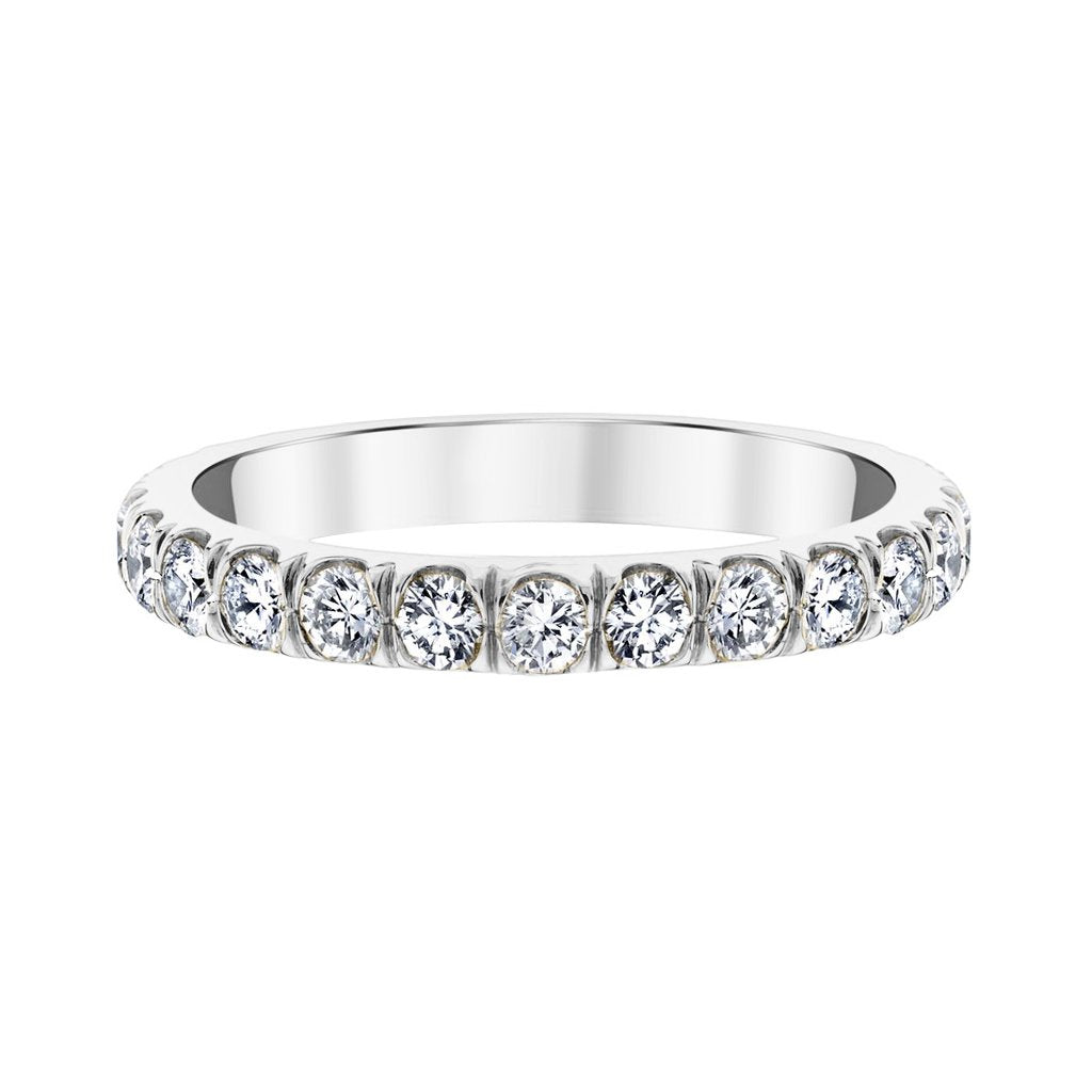 14K WHITE GOLD DIAMOND WEDDING/ANNIVERSARY BAND