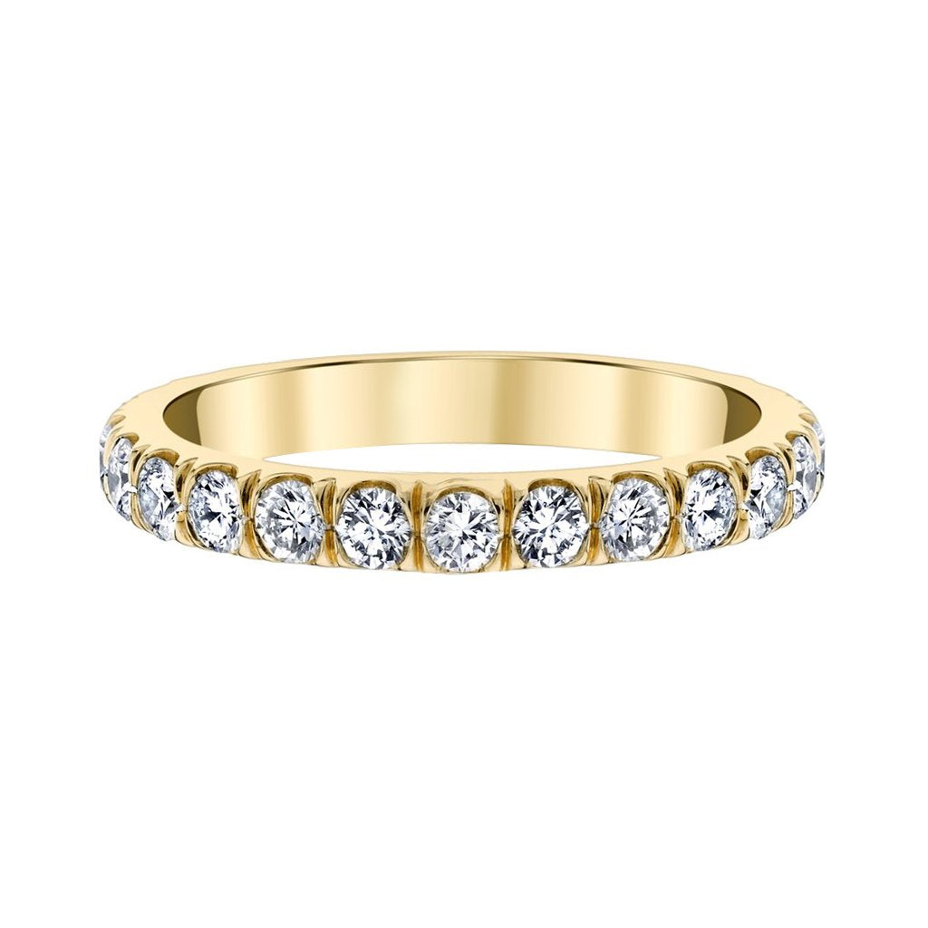 14K YELLOW GOLD DIAMOND WEDDING/ANNIVERSARY BAND