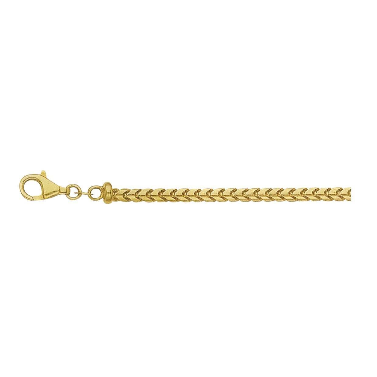 14K YELLOW GOLD 3MM FRANCO CHAIN