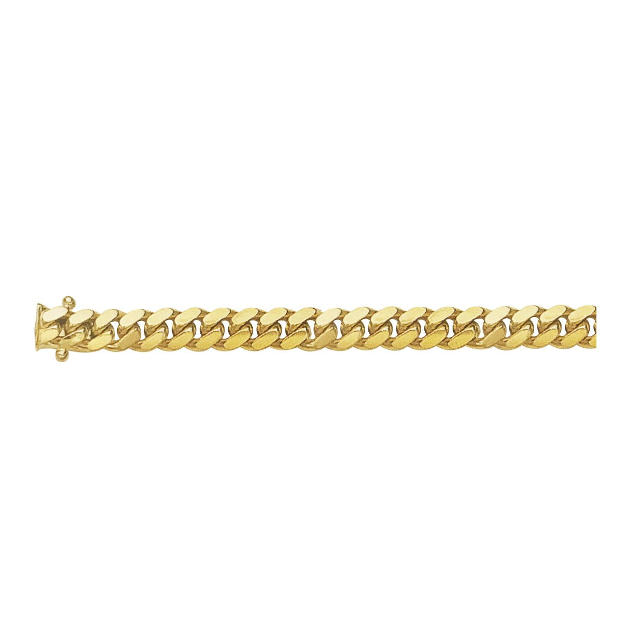 14K YELLOW GOLD 6MM CUBAN CHAIN