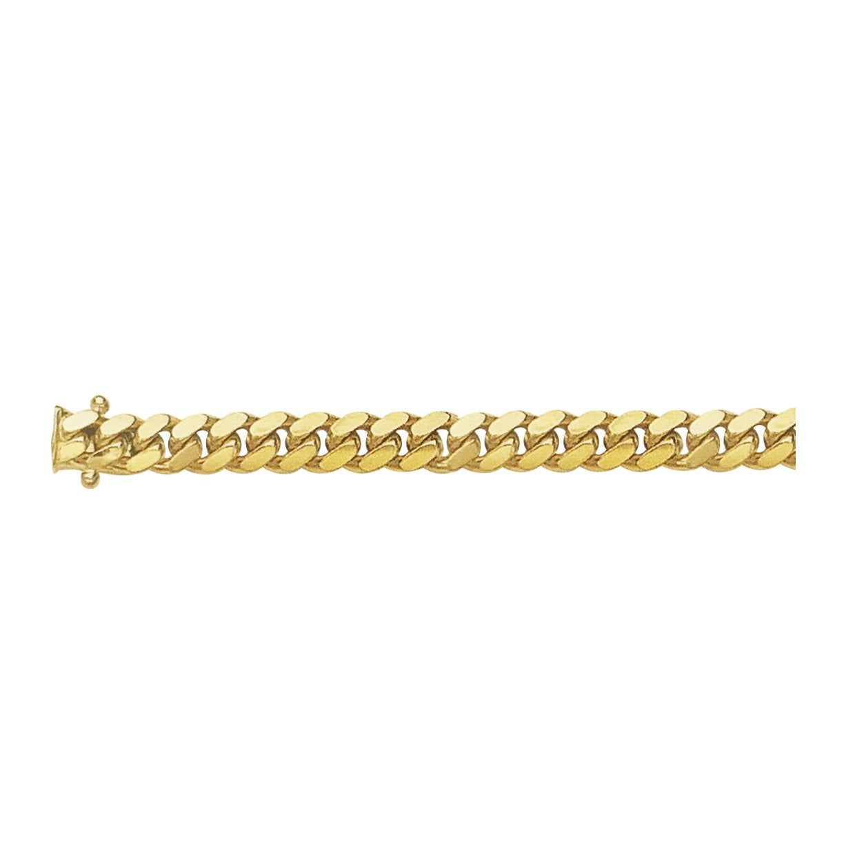 14K YELLOW GOLD 7MM CUBAN CHAIN