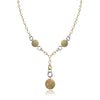 14K Two tone fancy necklace 16.5"