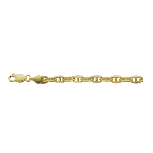 14K YELLOW GOLD 5MM ANCHOR CHAIN