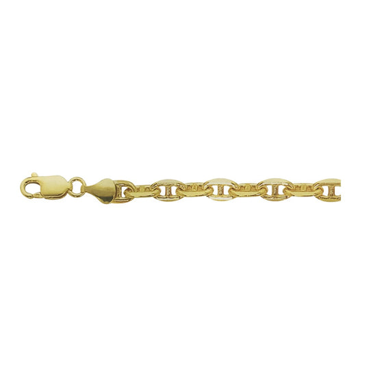 14K YELLOW GOLD 6MM ANCHOR CHAIN