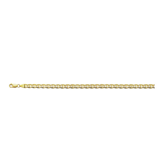 14K YELLOW GOLD 3MM MARINER CHAIN